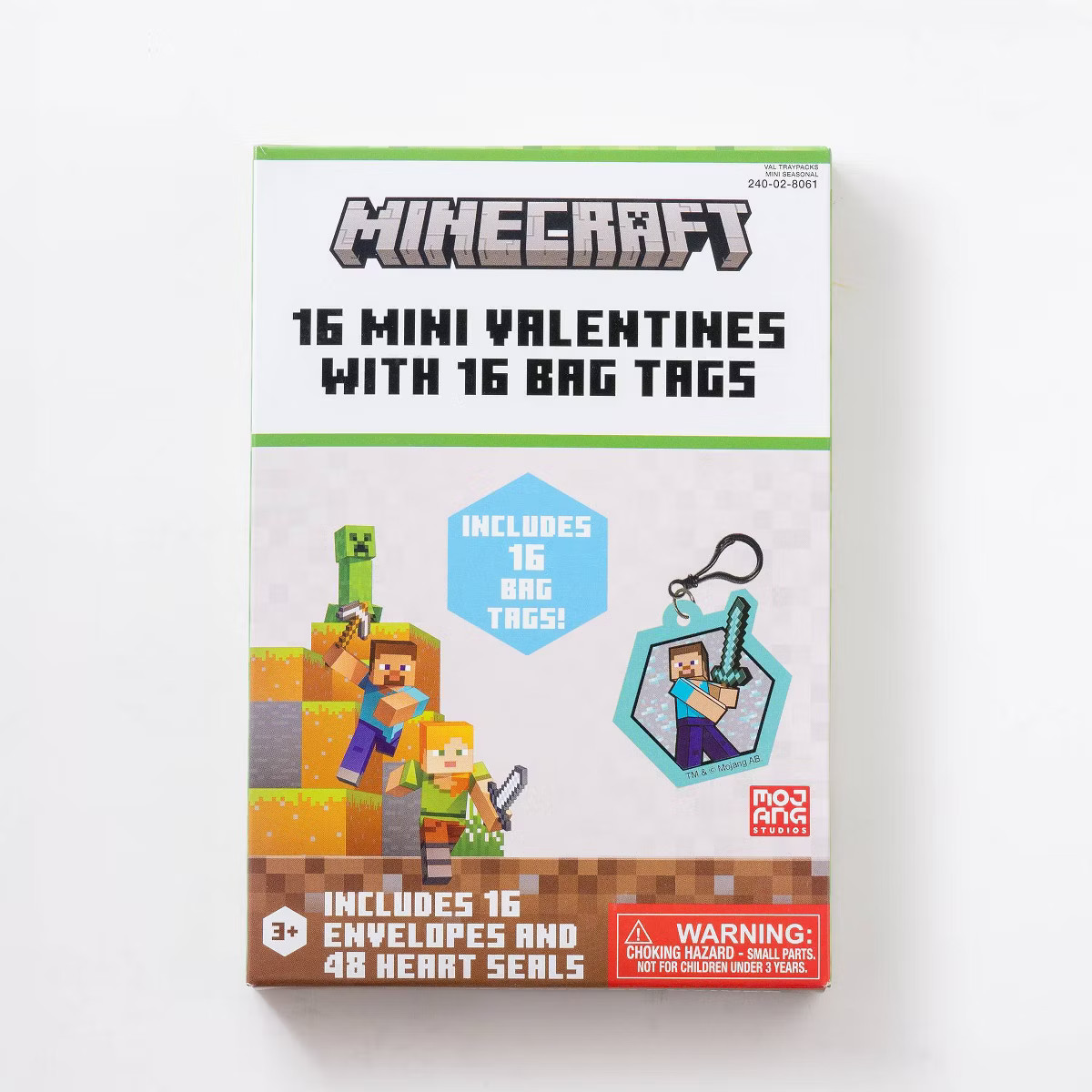 BBC Paper Magic 16ct Minecraft Valentine's Day Exchange Cards | Target