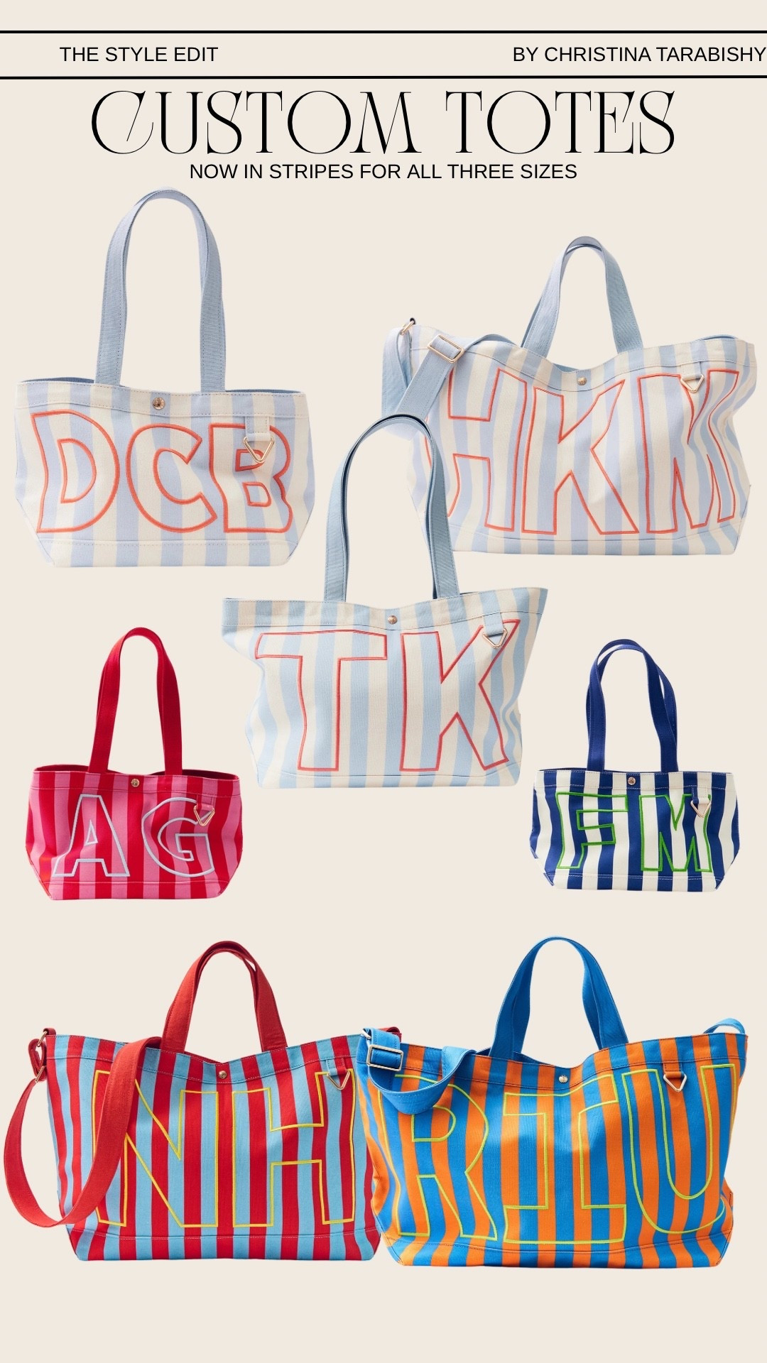 BaubleBar custom Alpha Totes 

#LTKSeasonal #LTKFestival #LTKOver40