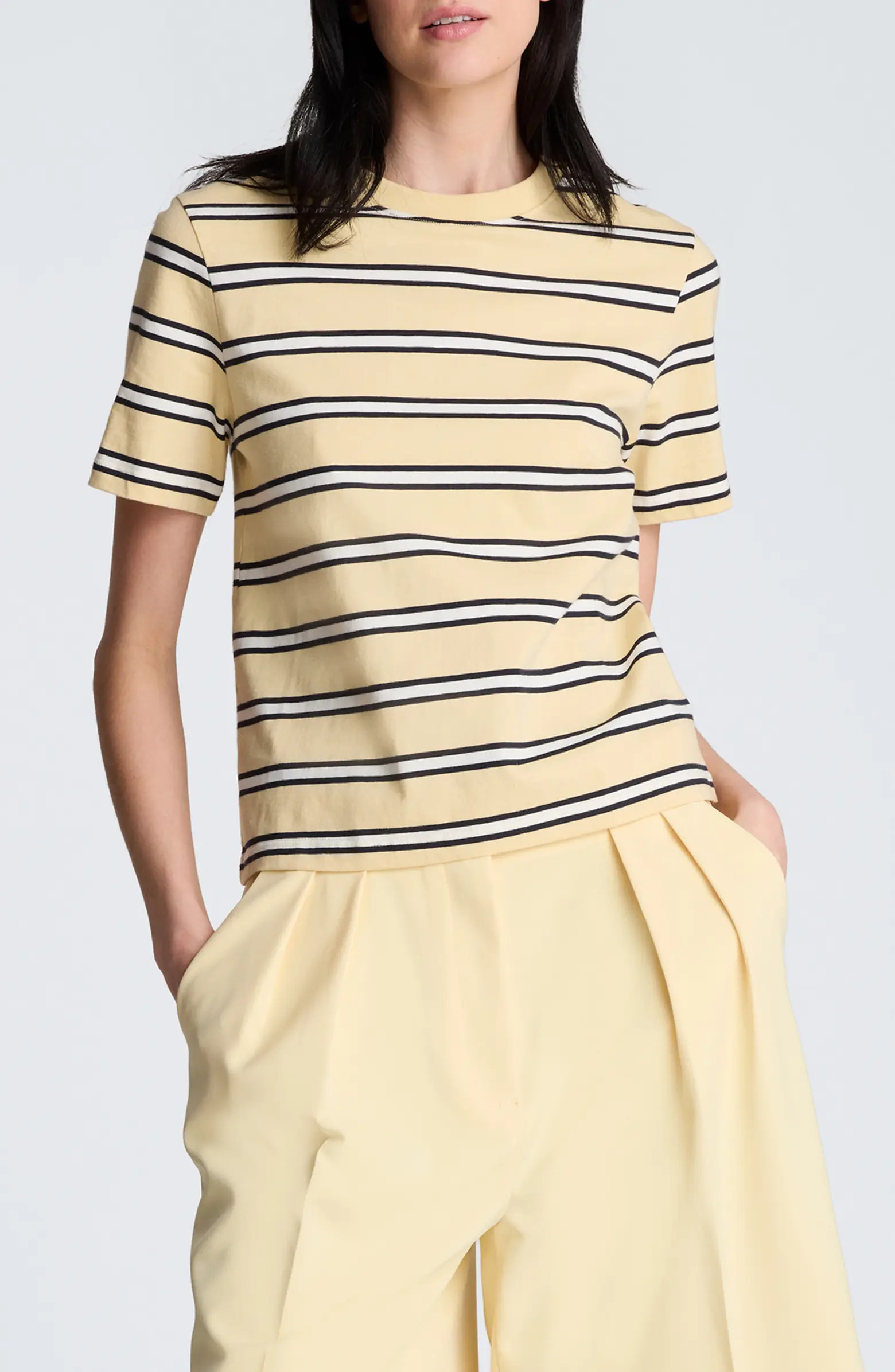 Stripe Heavyweight T-Shirt | Nordstrom