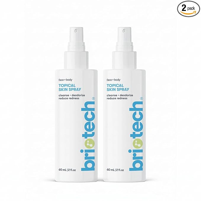BRIOTECH Topical Skin Spray, Hypochlorous Acid Spray for Sensitive Skin, HOCl Facial Mist, Full B... | Amazon (US)