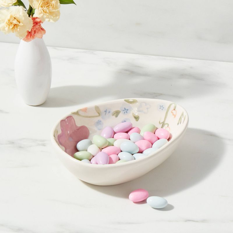 15oz Stoneware Egg Candy Bowl - Threshold™ | Target