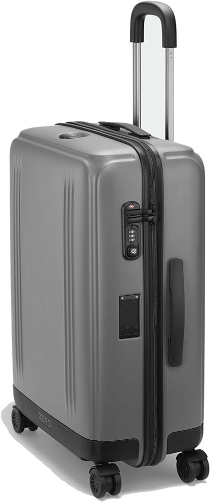 ZERO Halliburton Edge Lightweight Polycarbonate Travel Case (Gray, Medium Travel Case) | Amazon (US)