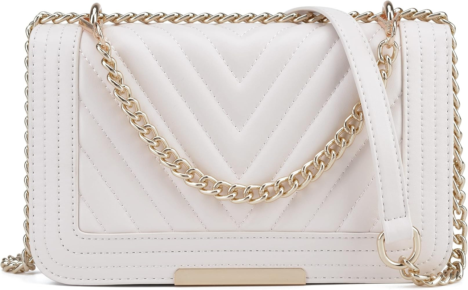 lola mae Crossbody Bags for Women Fashion Quilted Shoulder purse with Convertible Chain Strap Cla... | Amazon (US)