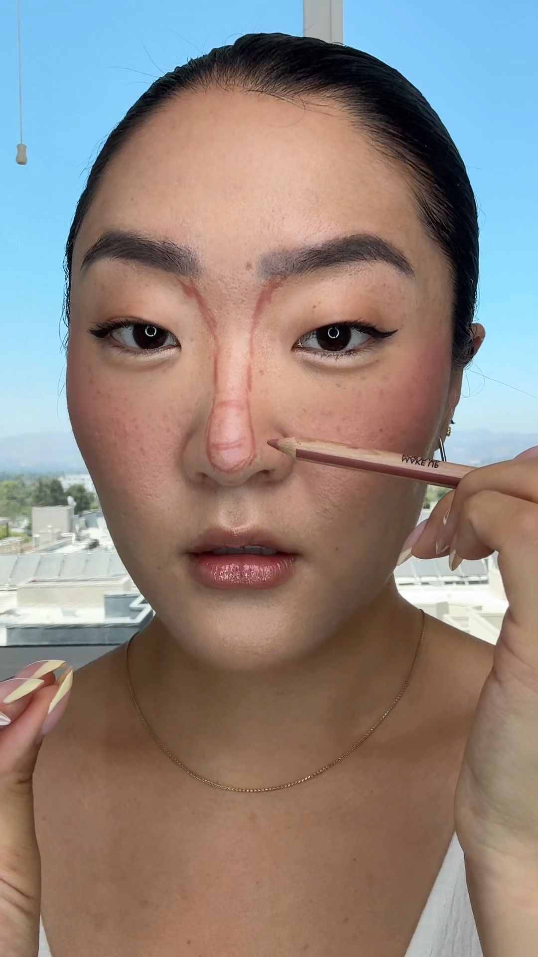 Pencil liners for nose contour is a game changer!

#LTKBeauty