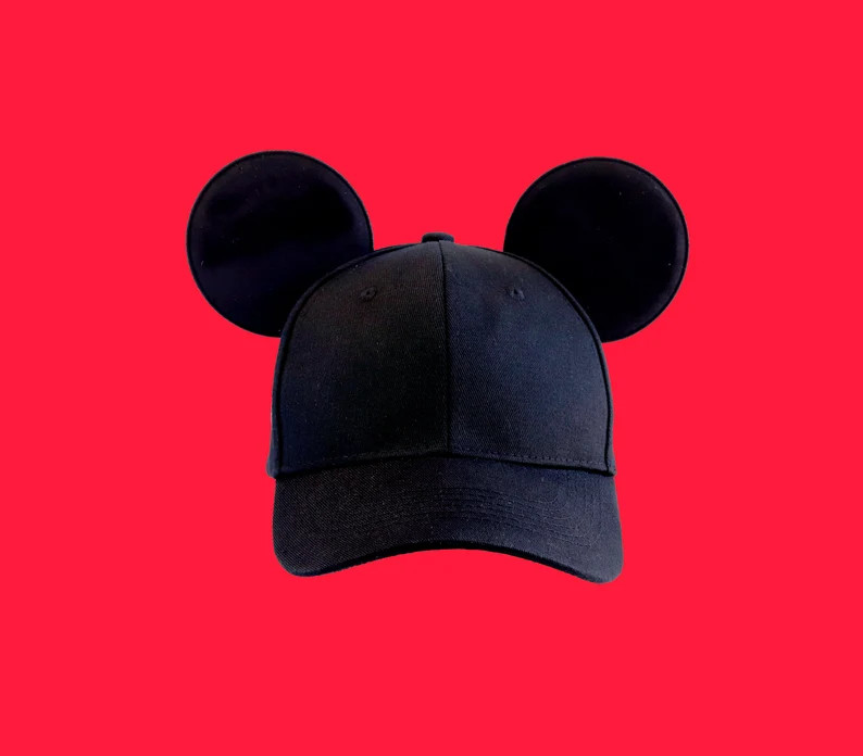 Mickey Ears Hat, Mickey Ears Baseball Cap, Mouse Ears for Adults and Kids, Boy Mickey Ears Baseba... | Etsy (US)