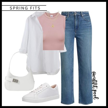 White linen shirt, white top, jeans, white sneakers, white bag, spring outfit, spring fashion 

#LTKfindsunder50 #LTKstyletip #LTKtravel