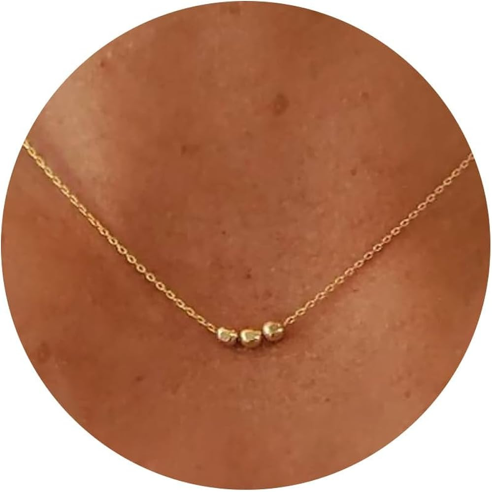 14K Gold Plated Dainty Pendant Butterfly Bead Boot Bee Baseball Flower Compass Airplane Hummingbi... | Amazon (US)