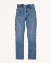 Women's Ultra High Rise 90s Straight Jean | Women's Clearance | Abercrombie.com | Abercrombie & Fitch (US)