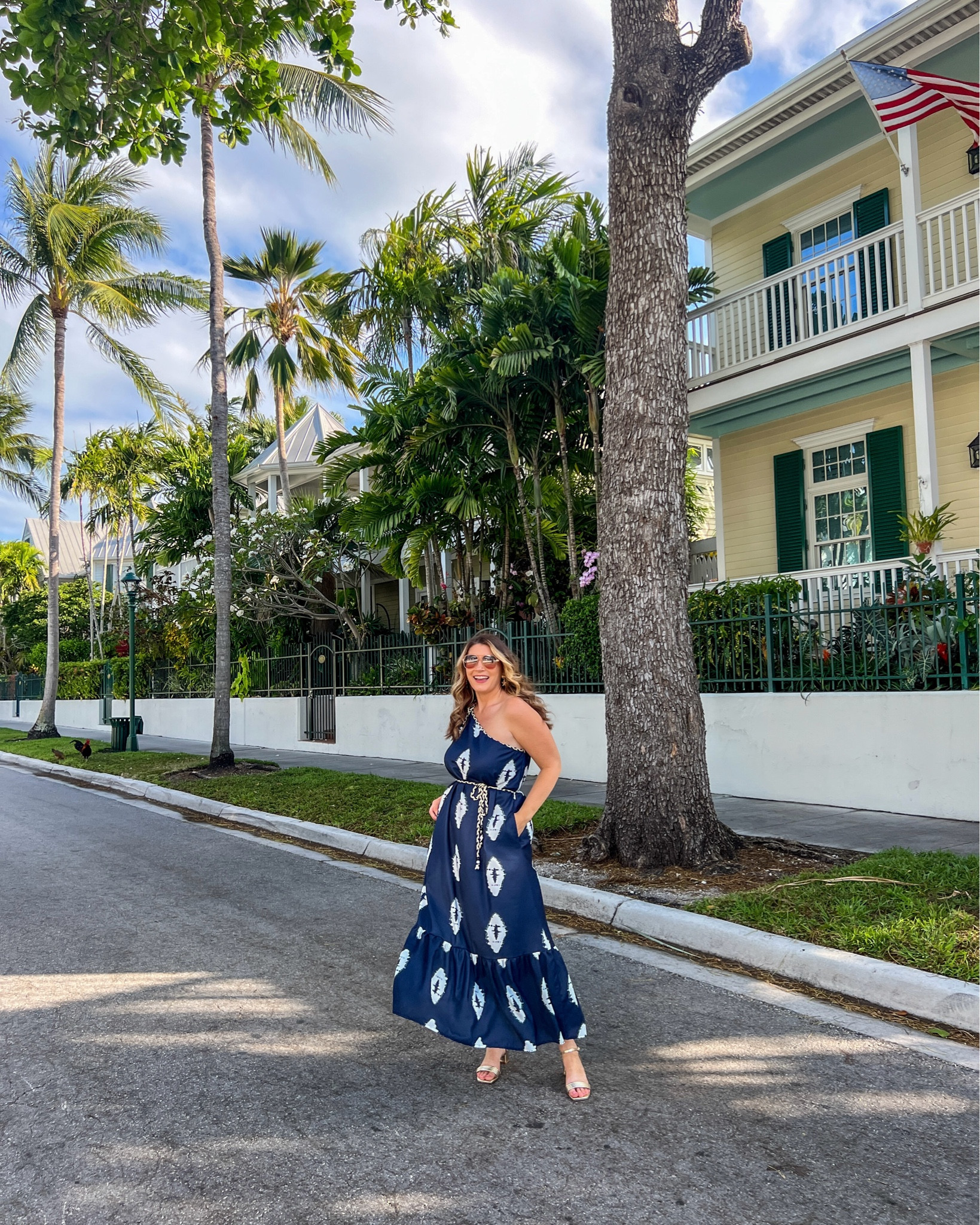 Amazon one shoulder dress, vacation dress, maxi dress, gold heels, Amazon sunglasses, evening clutch, gold earrings, beach vacation 

#LTKFindsUnder50 #LTKStyleTip #LTKShoeCrush