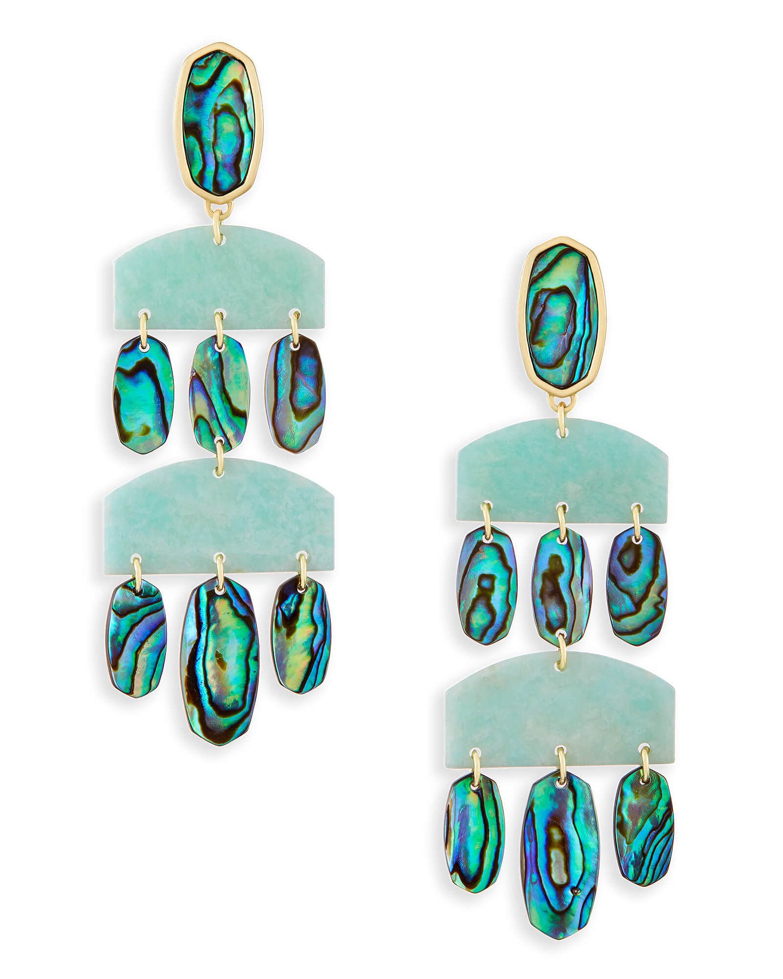 Emmet Statement Earrings in Abalone Shell | Kendra Scott