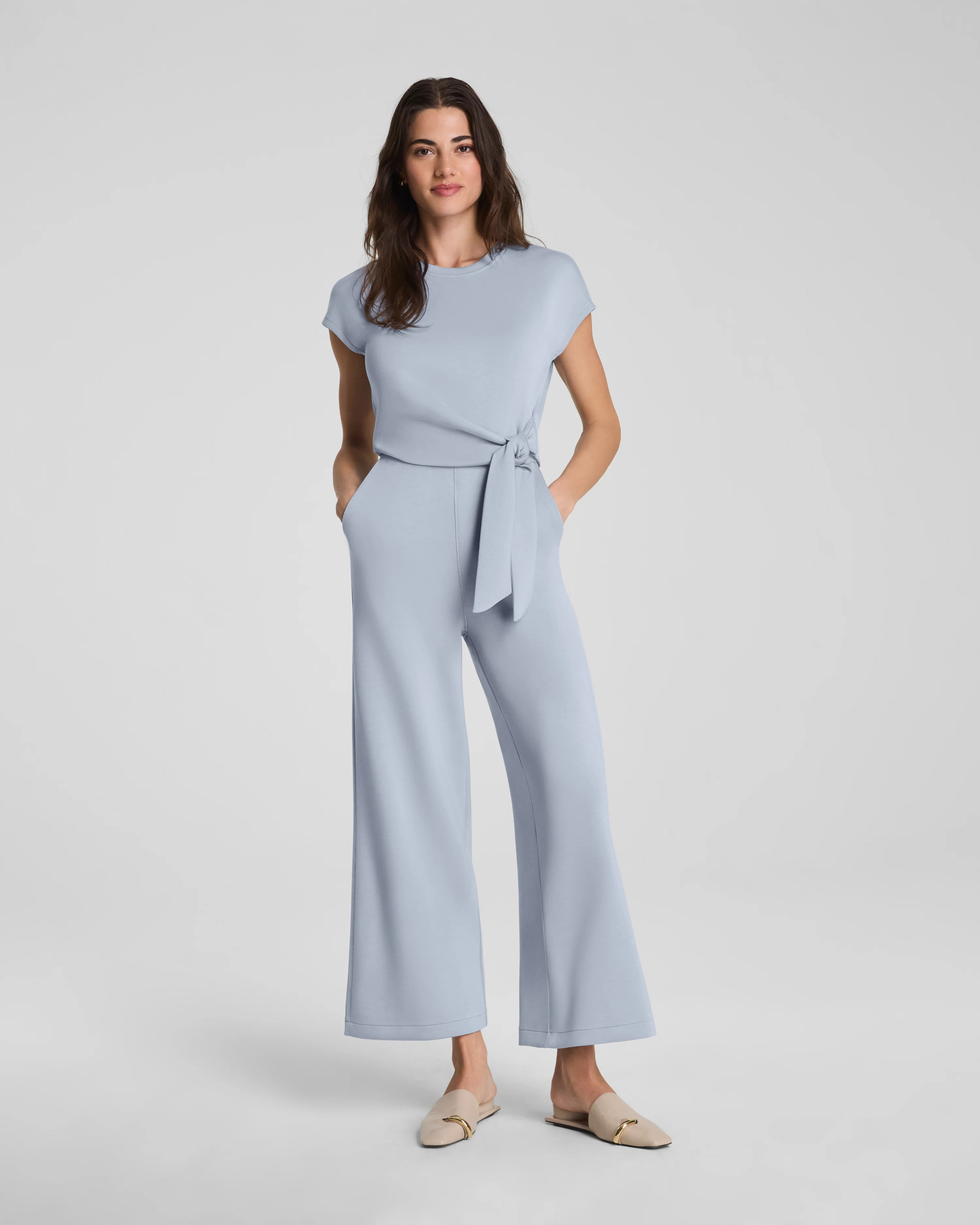 AirEssentials Tie-Waist Jumpsuit – Breathable & Flattering Fit | SPANX | Spanx
