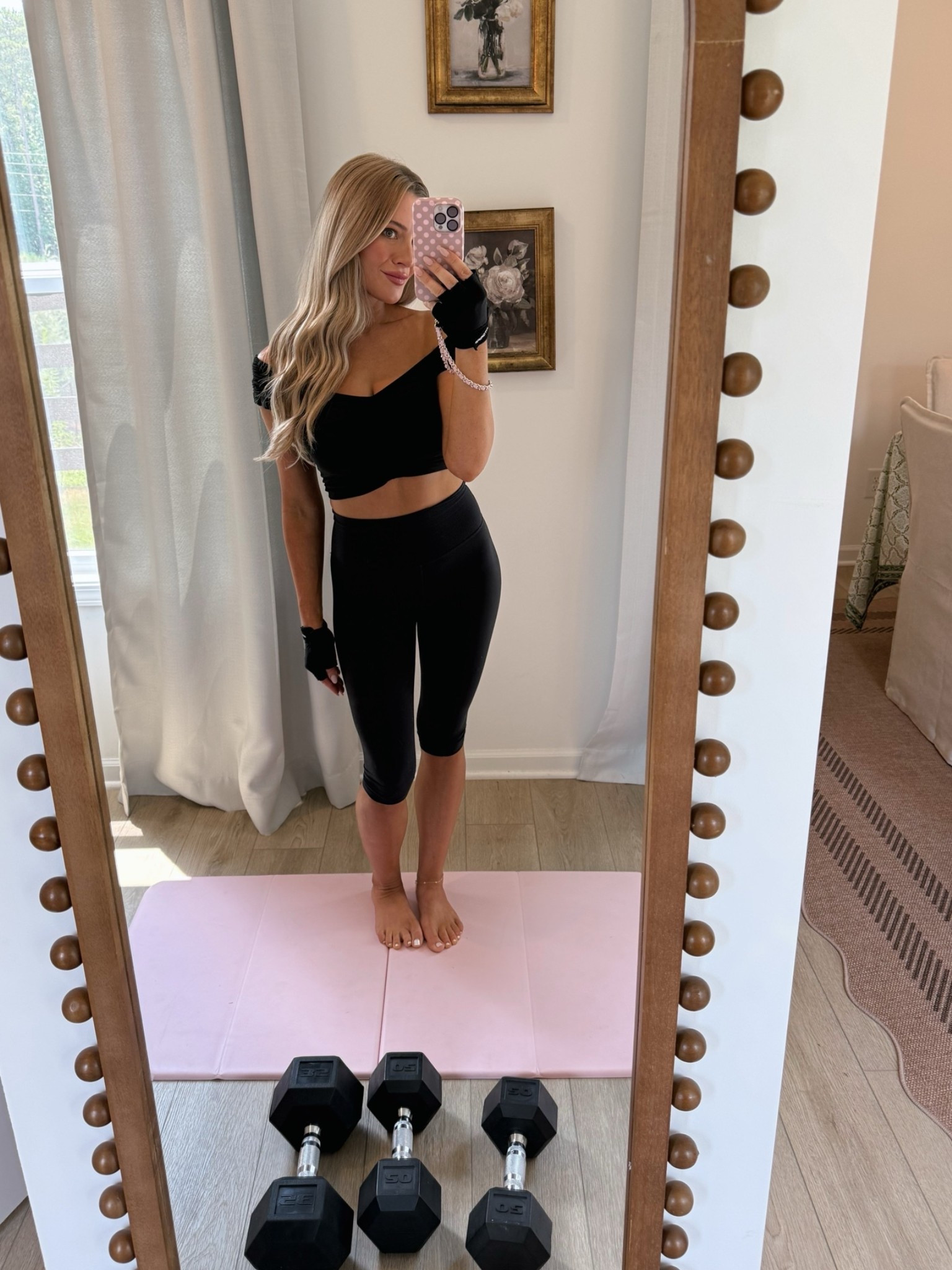 Workout with me day 2 🖤

#LTKdayinmylife #LTKfitnessgoals #LTKActive