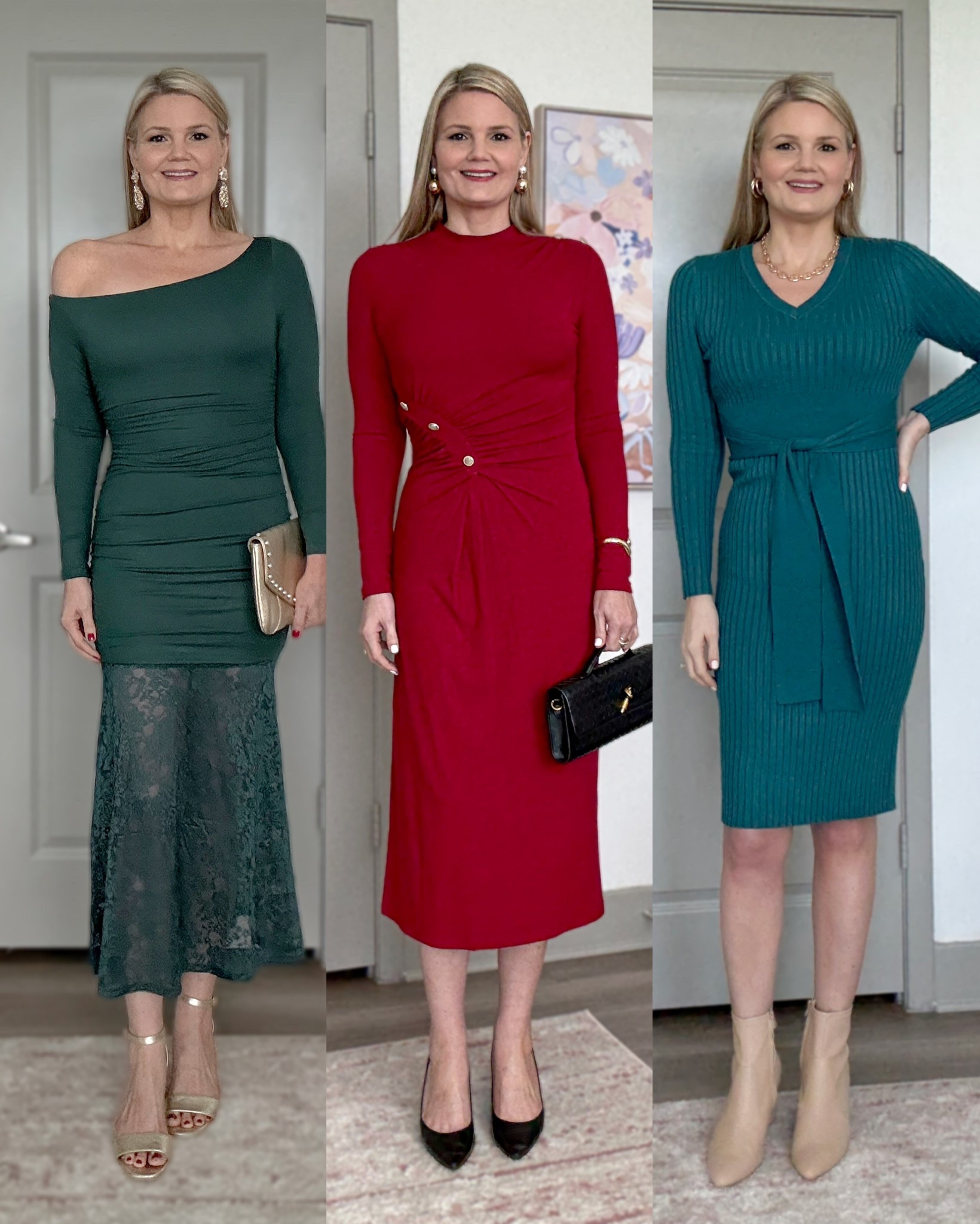 Amazon dresses under $60! Wearing the small in all  

#LTKSeasonal #LTKHoliday #LTKOver40