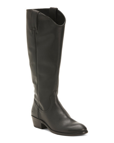 Leather Carson Pull Western Boots | TJ Maxx