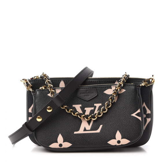 Empreinte Monogram Giant Multi Pochette Accessories Black Beige | Fashionphile
