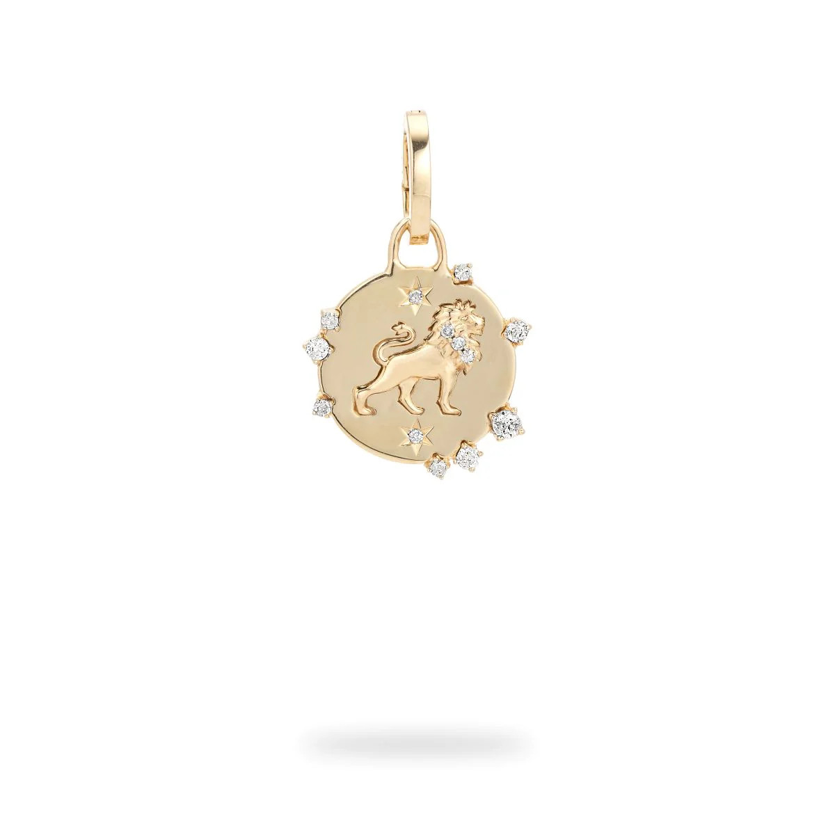 Zodiac Diamond Leo Hinged Charm | Adina Reyter