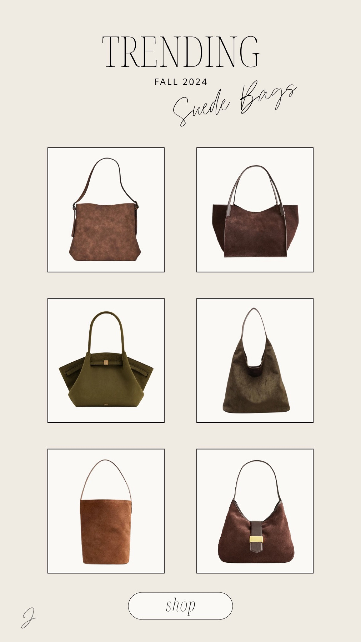 Trending for fall: suede bags - fall outfit, tote bag, bag under $100

#LTKItBag #LTKStyleTip