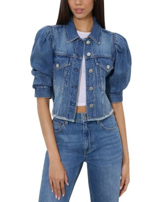Lana Puff Sleeve Denim Jacket | Bloomingdale's (US)