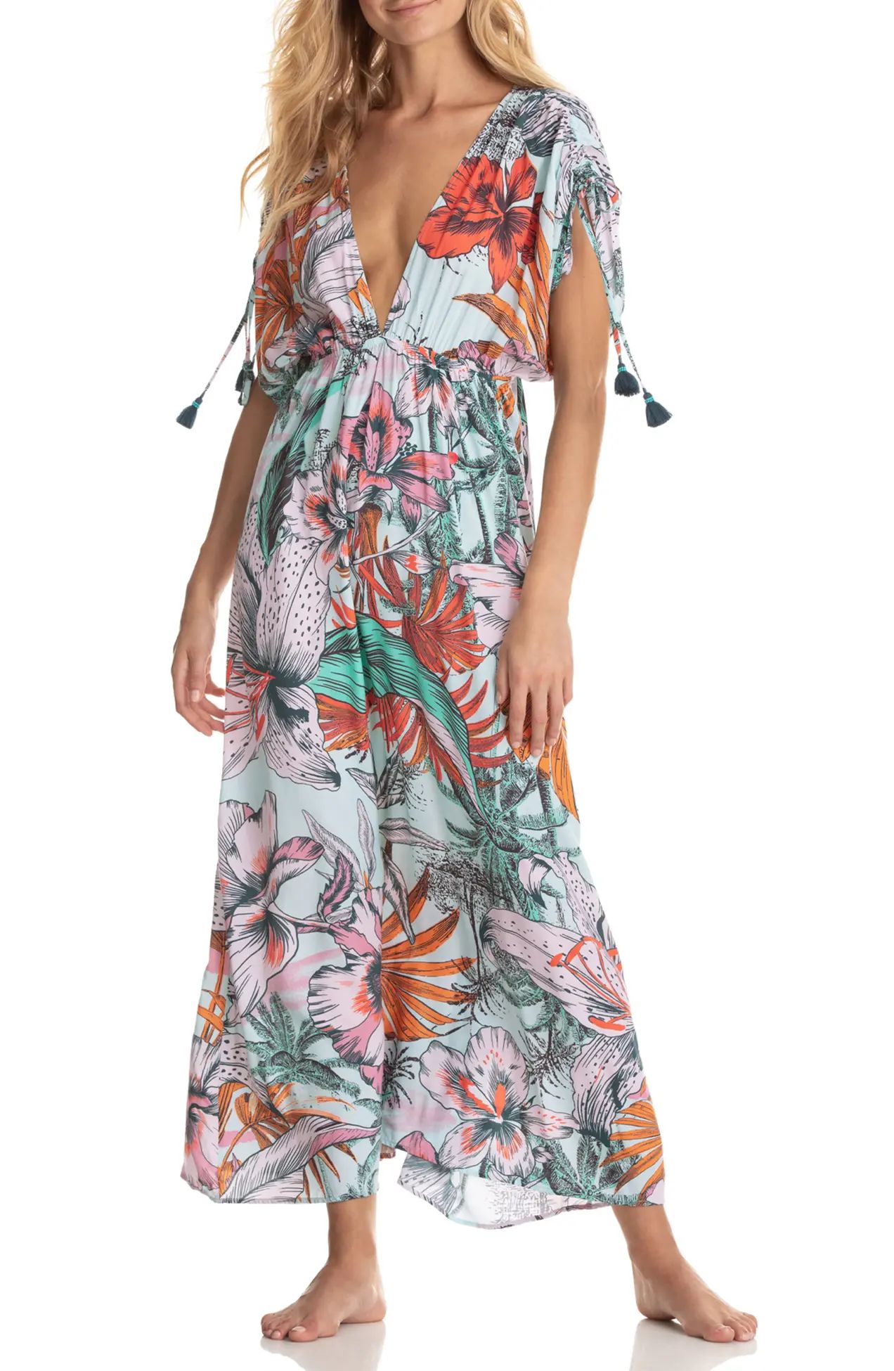 Maaji | Ring Master Tropical Print Cover-Up Maxi Dress | Nordstrom Rack | Nordstrom Rack