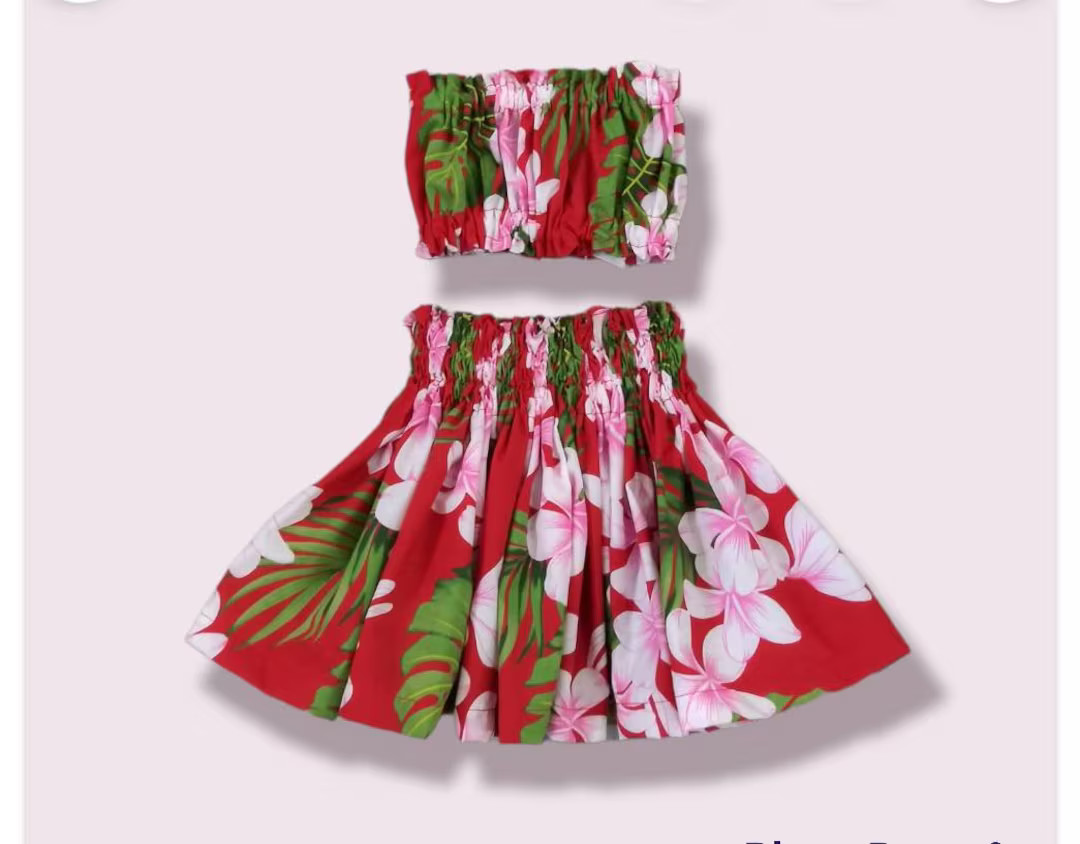 Hula girls Hawaiian plumeria pa'u skirts toddler baby girls Hawaiian pa'u hula skirts Hawaiian ki... | Etsy (US)