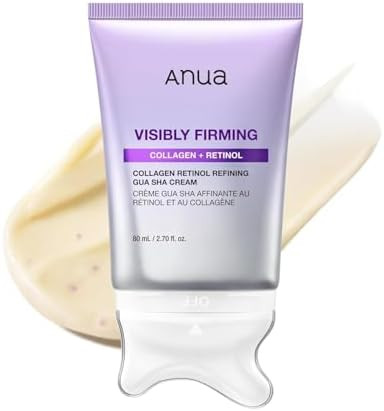 ANUA Collagen Retinol Refining Gua Sha Cream, Neck Cream For Lifting & Firming, Jawline to Décol... | Amazon (US)