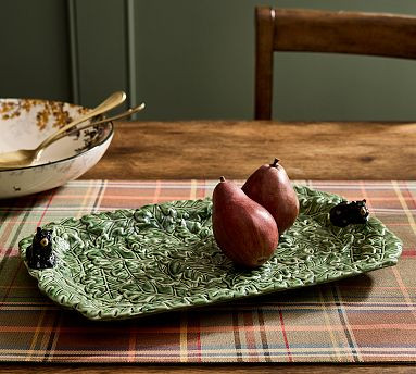 Fantastical Forest Stoneware Bear Serving Platter | Pottery Barn (US)