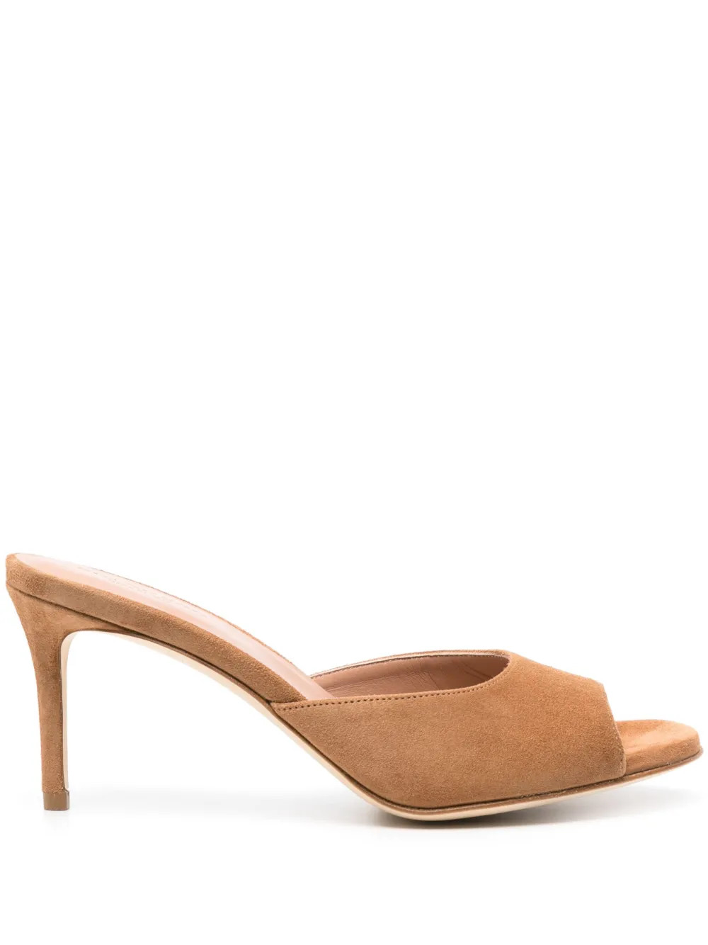 Scarosso 75mm Lohan Suede Mules | Neutrals | FARFETCH | Farfetch Global