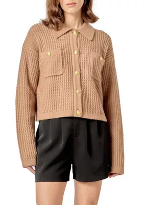 ENGLISH FACTORY Sweater Lady Jacket, XS | Belk