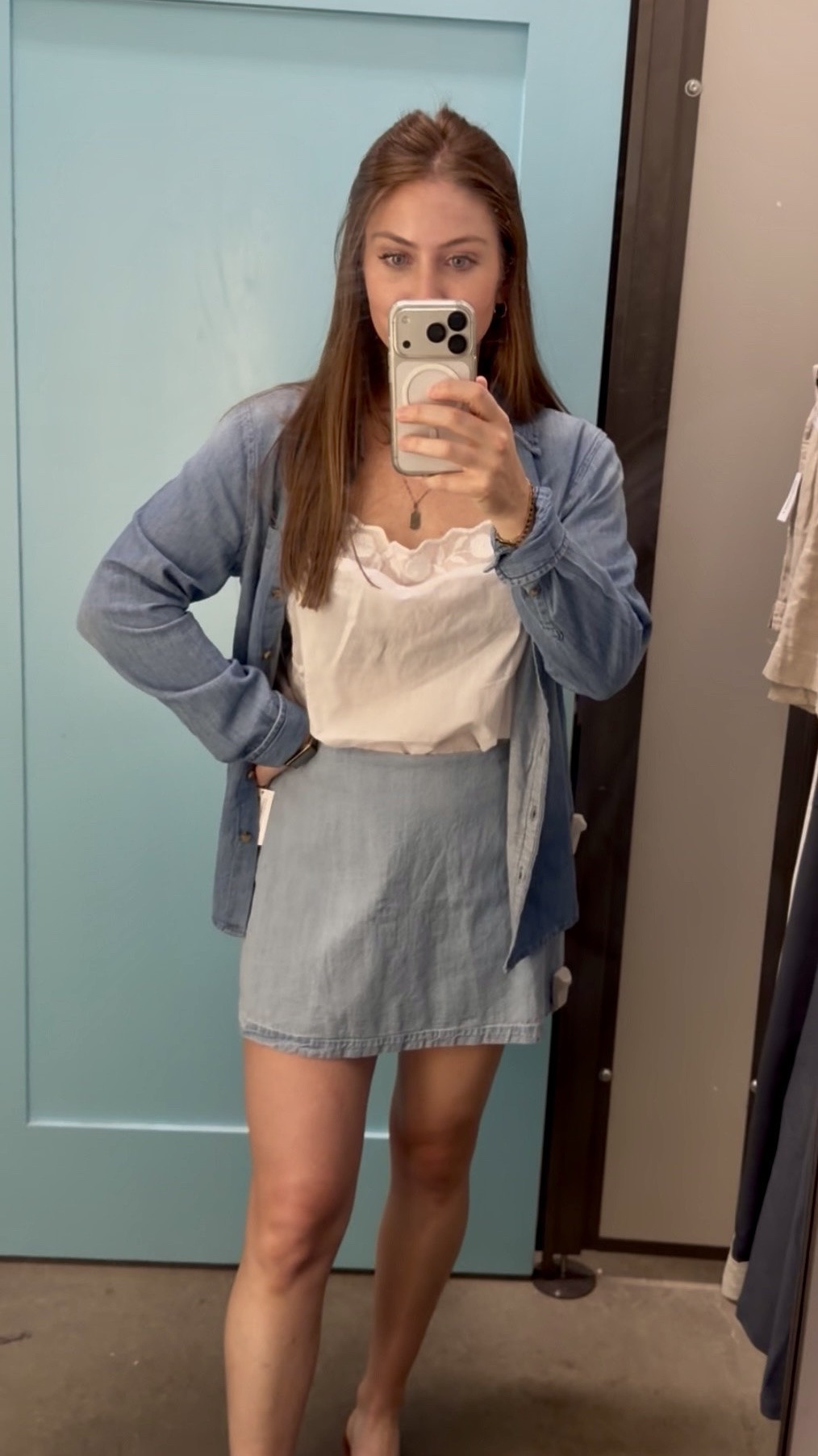 | summer capsule wardrobe | linen shorts outfits | jean skirt outfit | simple  mom outfits | huge sale right now |

#LTKootd #LTKmomlife #LTKSaleAlert