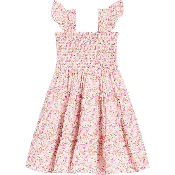 The Tiny Ellie Nap Dress, Pansy in Pink Mutli | Maisonette