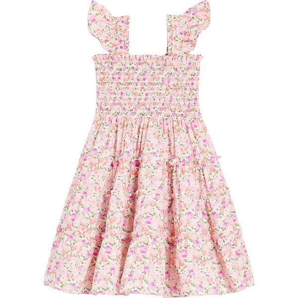 The Tiny Ellie Nap Dress, Pansy in Pink Mutli | Maisonette