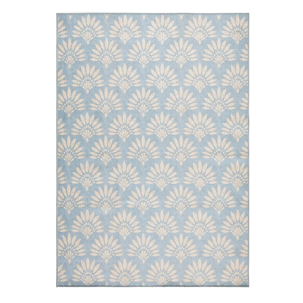 Better Homes & Gardens 7 ft. x 10 ft. Blue Fan Palm Outdoor Rug | Walmart (CA)