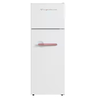 Frigidaire 7.5-cu ft Counter-Depth 24-in Wide Top-Freezer Refrigerator ( White ) | Lowe's