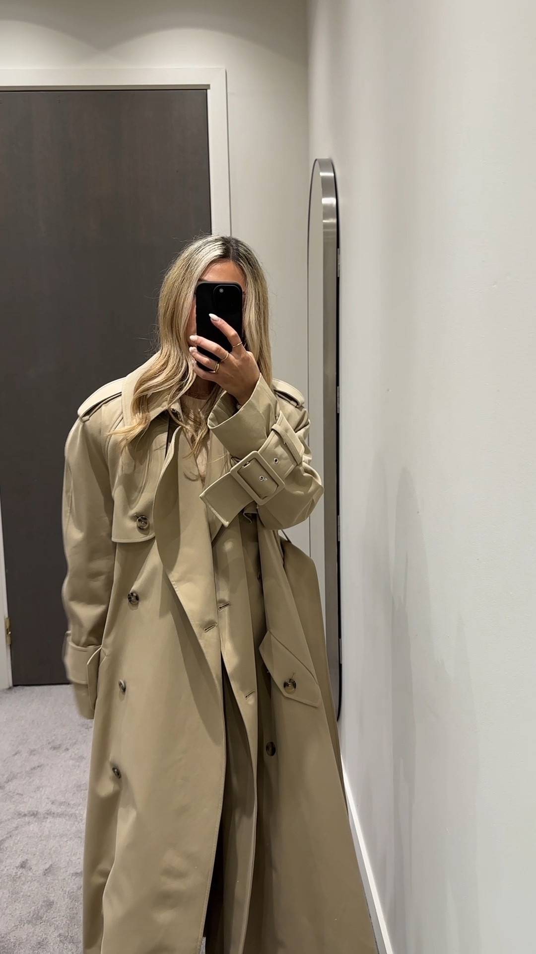 Khaite on sale trench coat