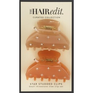 The Hair Edit Star Studded Rhinestone Claw Clips Set, 2 CT | CVS Health
