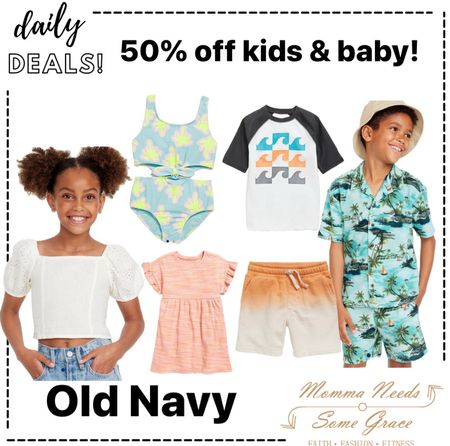 Old Navy 50% off select kids and baby! 

#LTKSaleAlert #LTKFindsUnder50 #LTKSeasonal