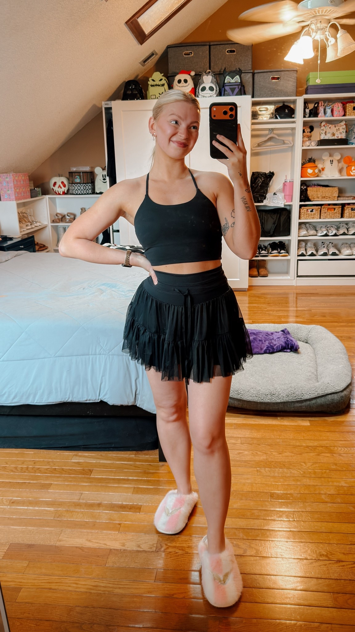 Black Popflex matching set 

Tank: size small
Skirt: size medium 

#LTKActive #LTKootd