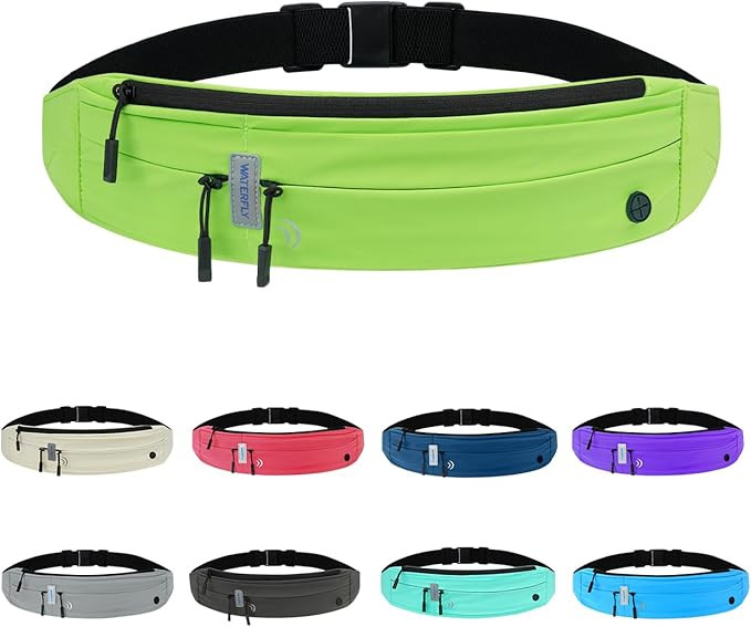 WATERFLY Running Belt Fanny Pack: Runner Marathon Jogging Waist Pack Sport Workout Exercise Fitne... | Amazon (US)