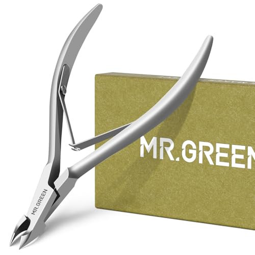 MR.GREEN Cuticle Nippers Nail Manicure Scissors Cuticle Clippers Trimmer Dead Skin Remover Stainless Steel Cutters Beauty Tool With Pusher (Mr-1028) | Amazon (US)