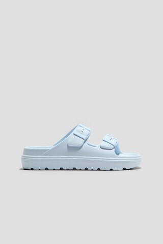 H & M - Two-Strap Sandals - Light Blue | H&M (US + CA)