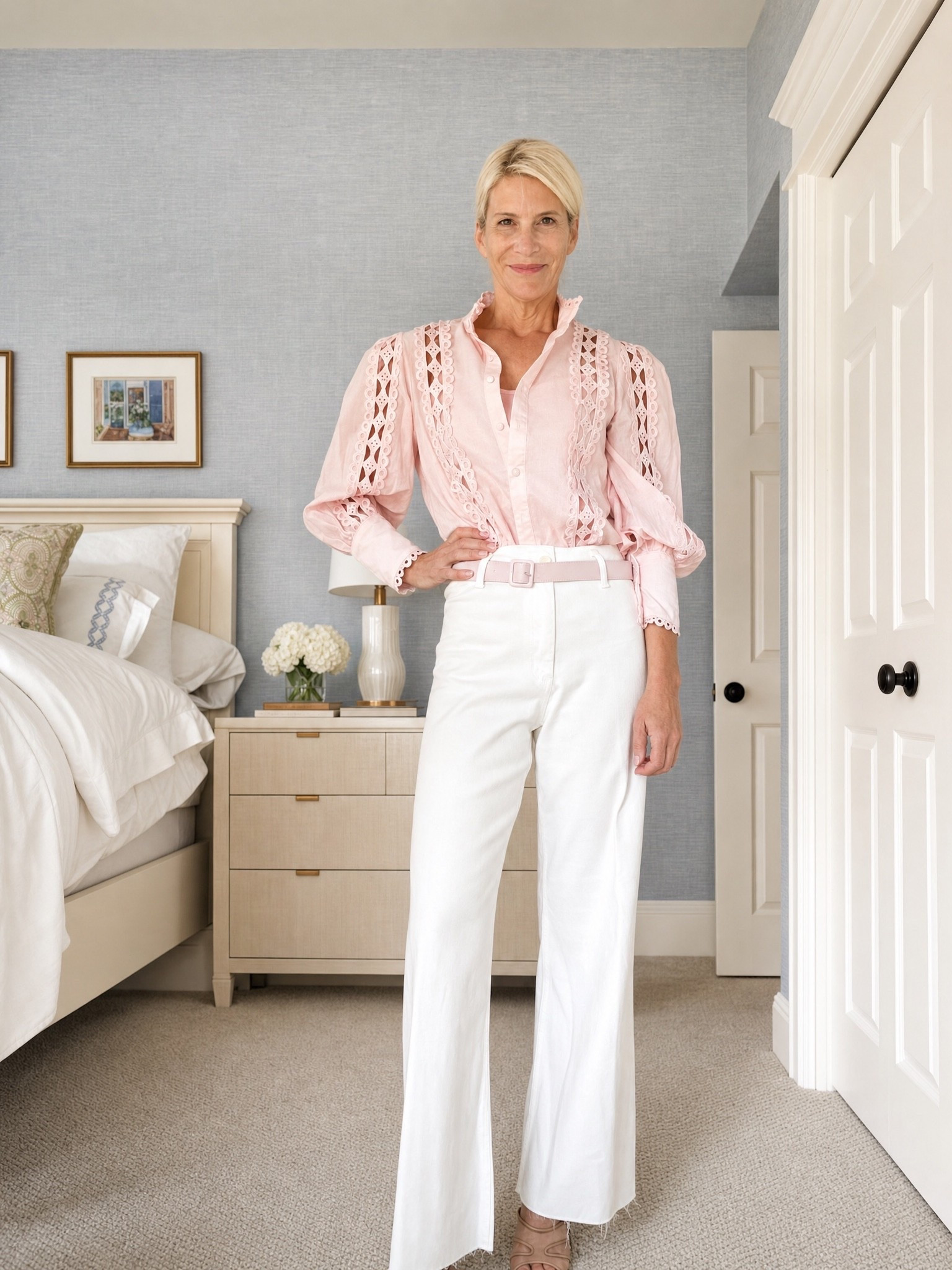 his outfit feels like sunshine in clothing. The soft yellow linen shirt paired with these beautiful printed pants creates the perfect balance of polished and playful. It’s lightweight, comfortable, and ideal for vacations, brunch, resort days, or simply elevating your everyday style.

❤️ Heart = Support my posts
📌 Save = Summer outfit inspiration you’ll wear on repeat
🛍️ Follow me on LTK for more timeless, effortless style.

#LTKootd #LTKSeasonal #LTKOver40