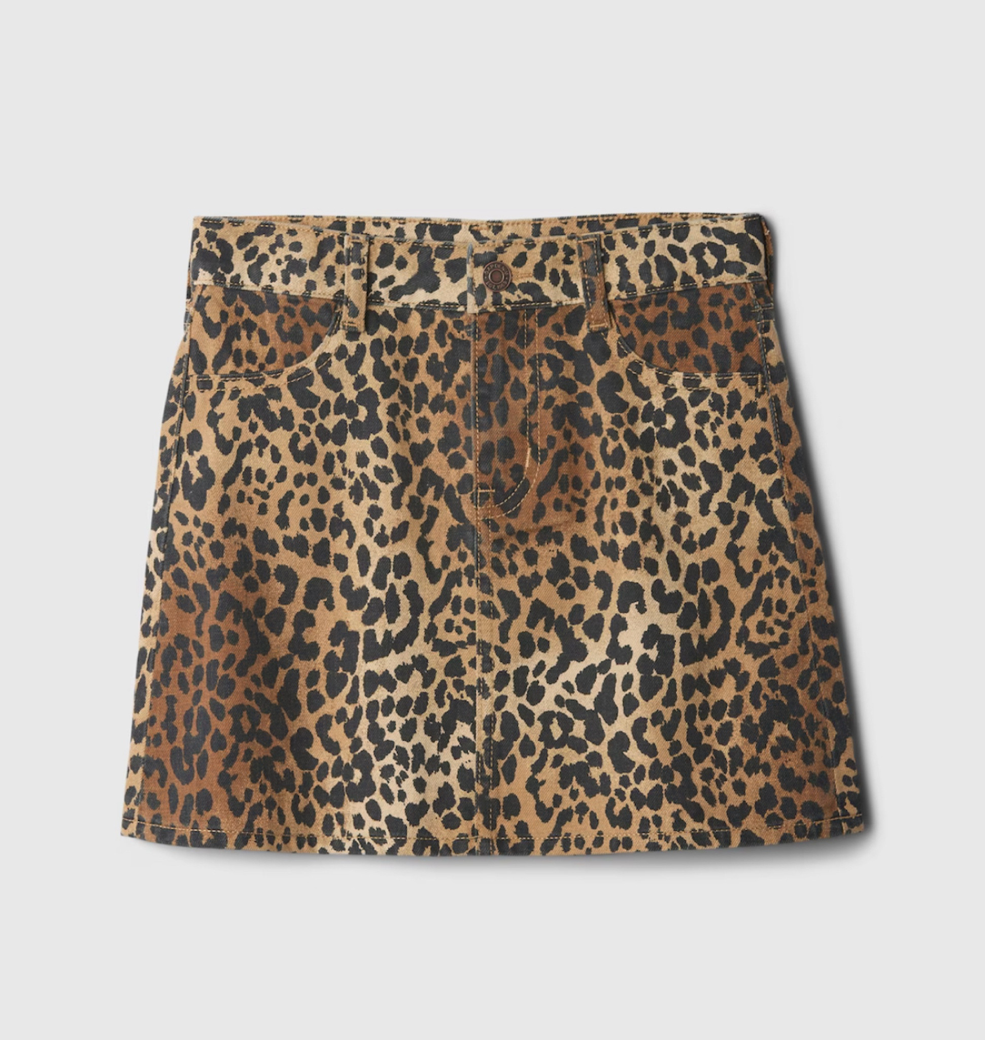 Girls leopard skirt 