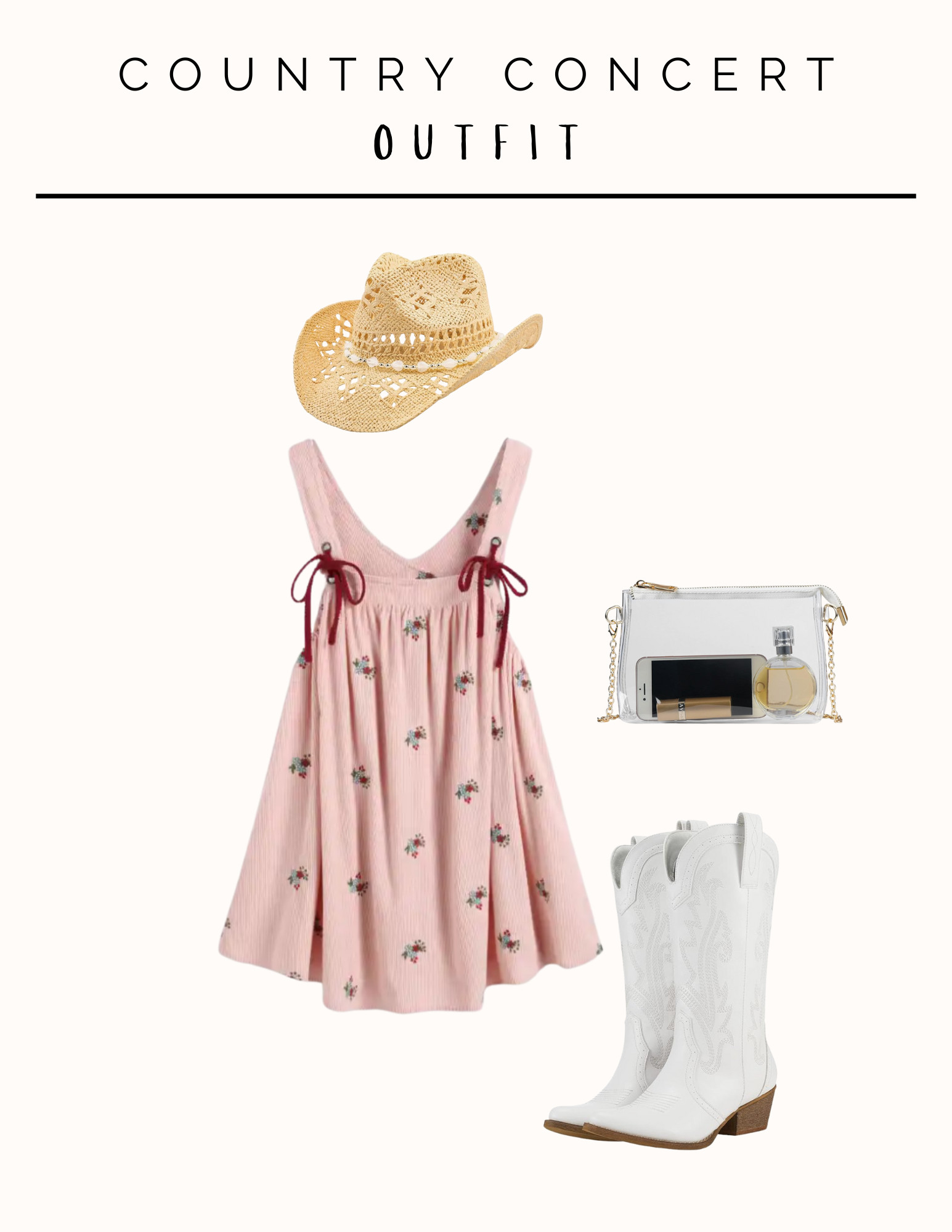 Headed to a country concert? 🤠 Here’s your ultimate Western-style inspo: a flirty pink ruffle mini dress with florals, classic cowgirl boots, and a staple cowboy hat to top it off! ✨ Shop the full look on LTK for your next concert-ready fit! #LTKStyle #CountryConcertOutfit #WesternAesthetic #CowgirlVibes #StyleGuide #ConcertOOTD #BlueMiniDress #RuffleDress #CowboyHatStyle
 

 #LTKSummerEdit #LTKFindsUnder50 #LTKStyleTip