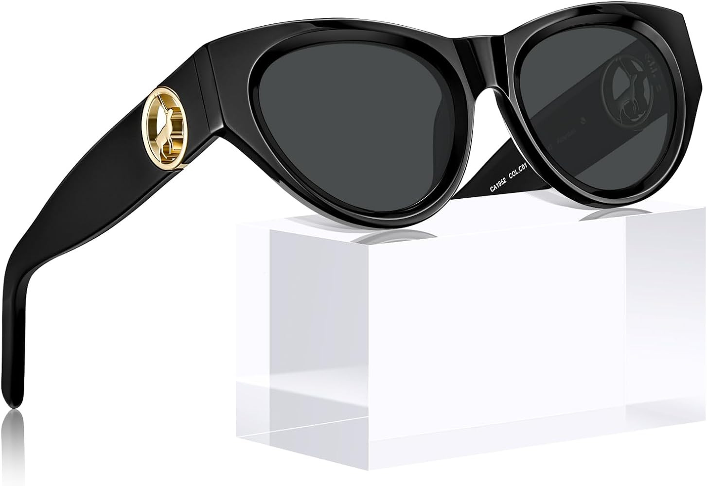 CARFIA Trendy Women's CatEye Sunglasses - Bold Style with Designer Finish, Polarized UV400 Protec... | Amazon (US)