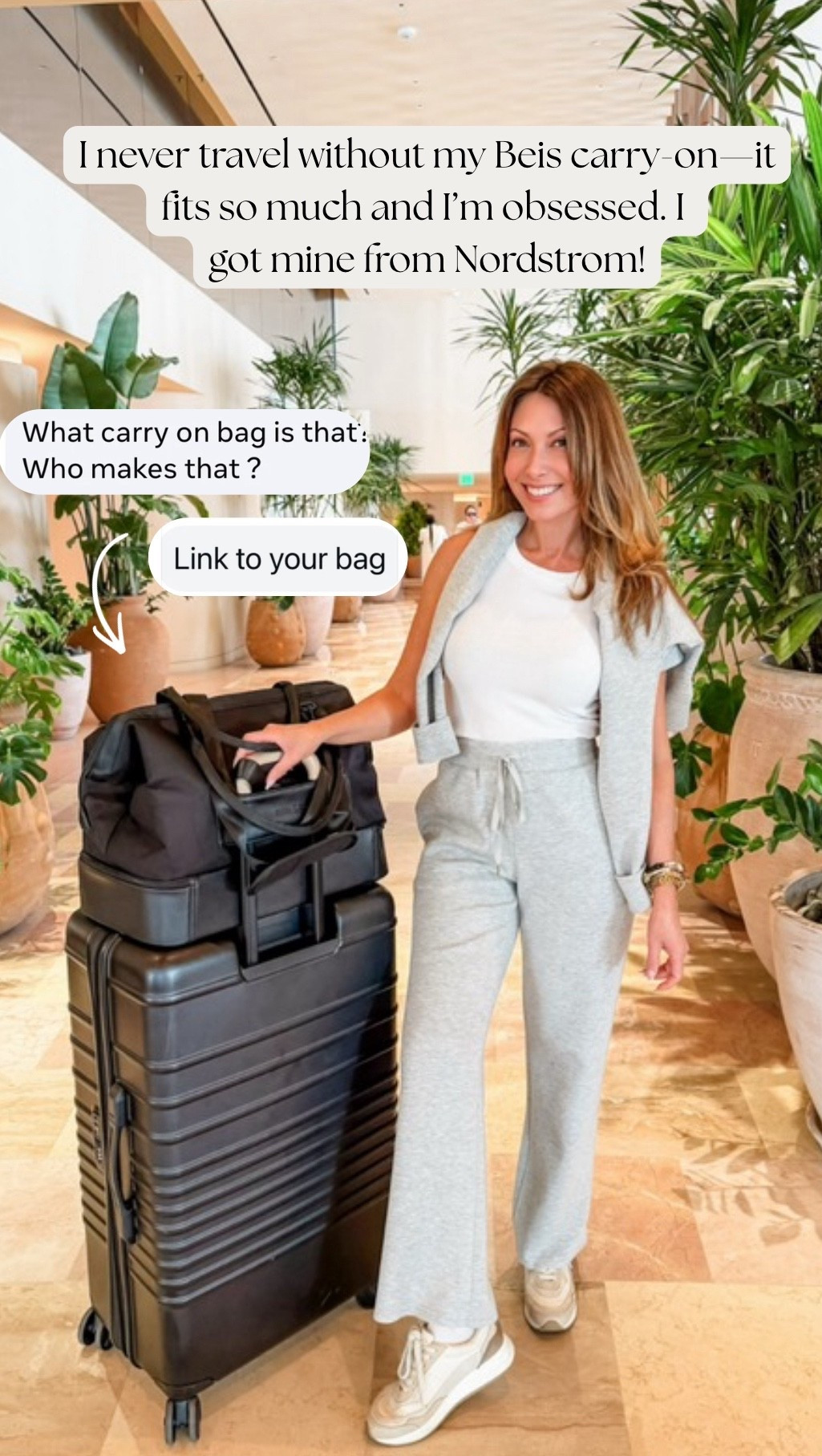 I never travel without my Beis carry-on—it fits so much and I’m obsessed. I got mine from Nordstrom!



#LTKTravel #LTKootd #LTKSaleAlert