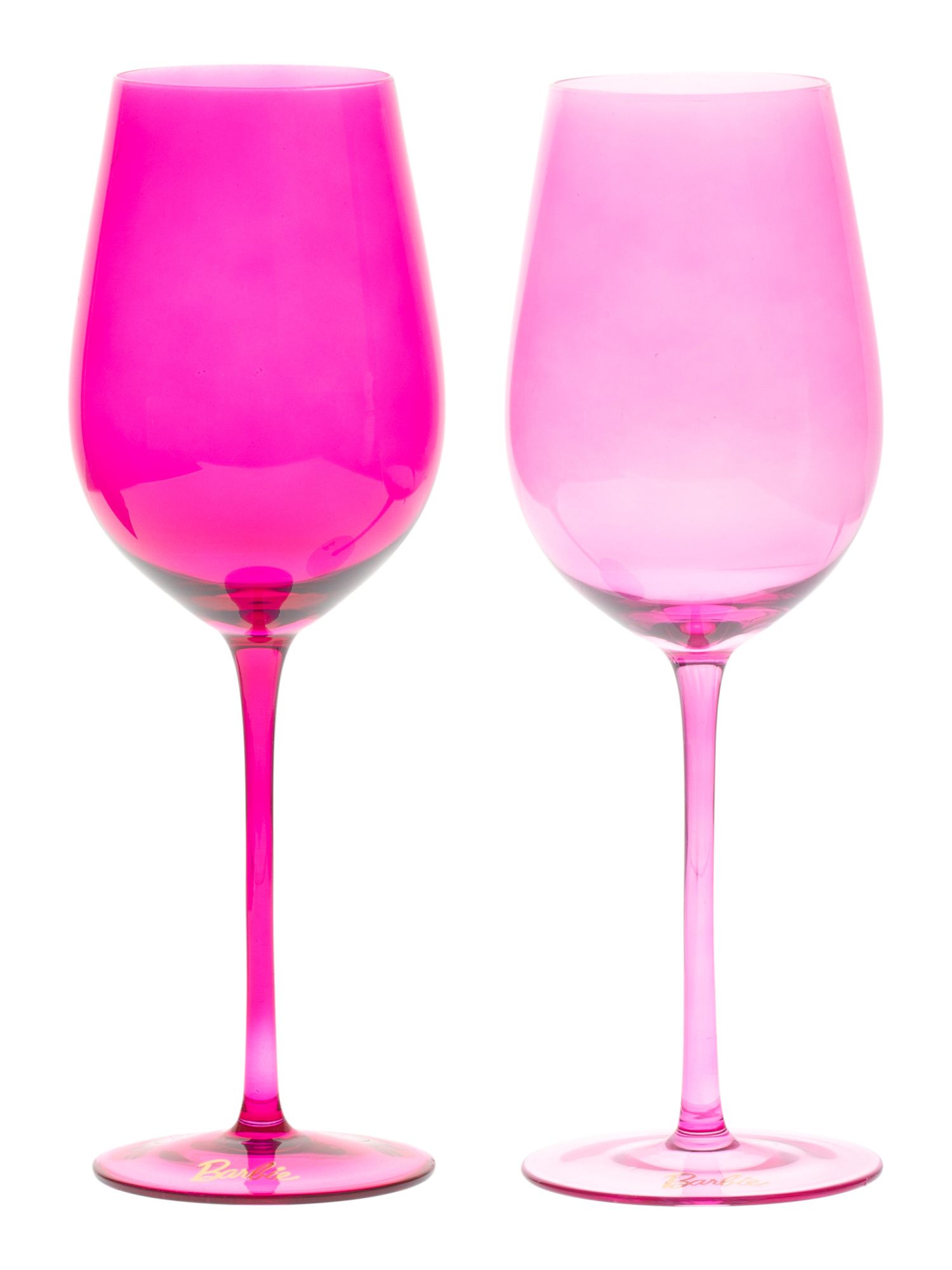 Set Of 2 Barbie Wine Glasses | Drinkware | Marshalls | Marshalls
