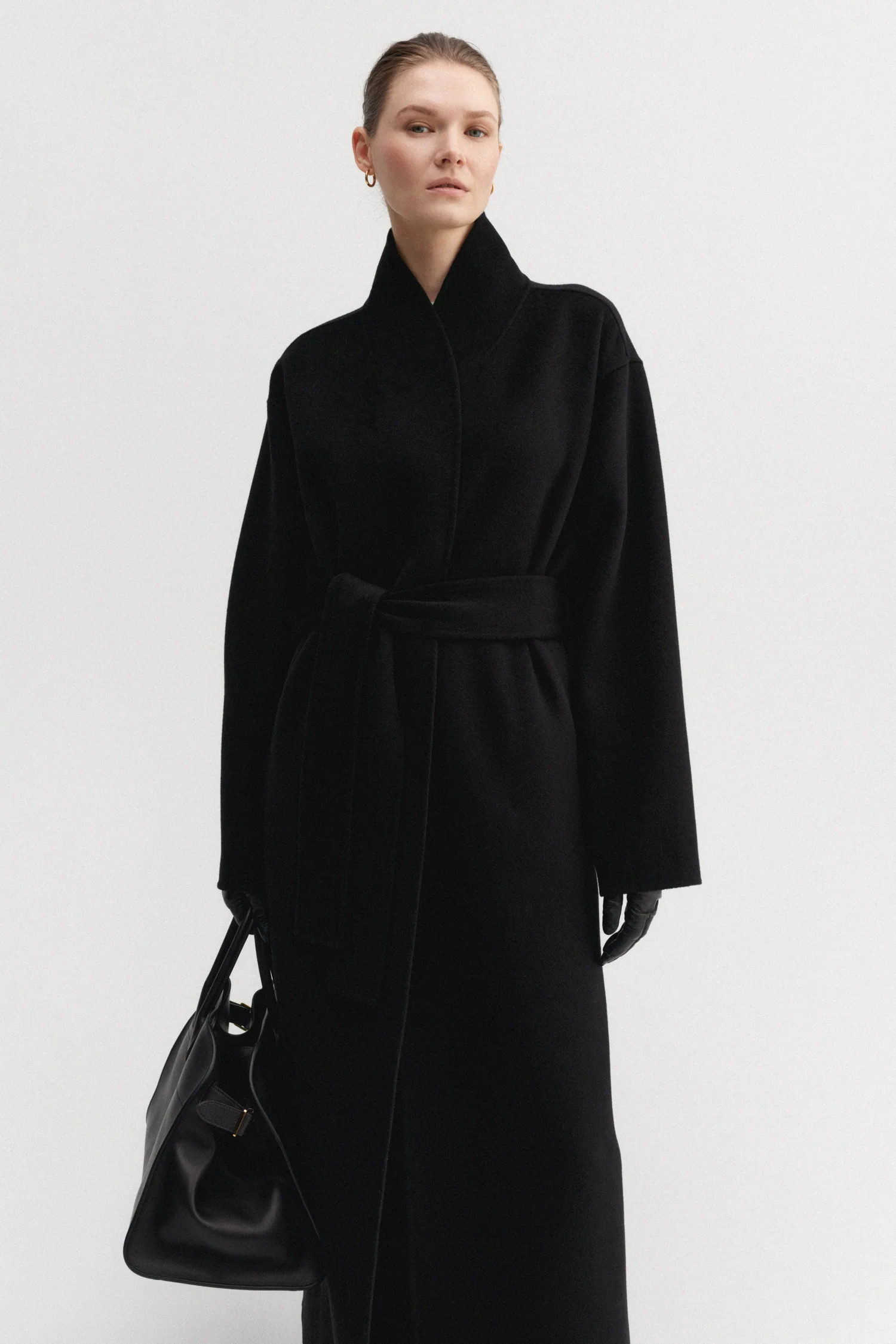 Mara Doublé Coat, black | Almada Label