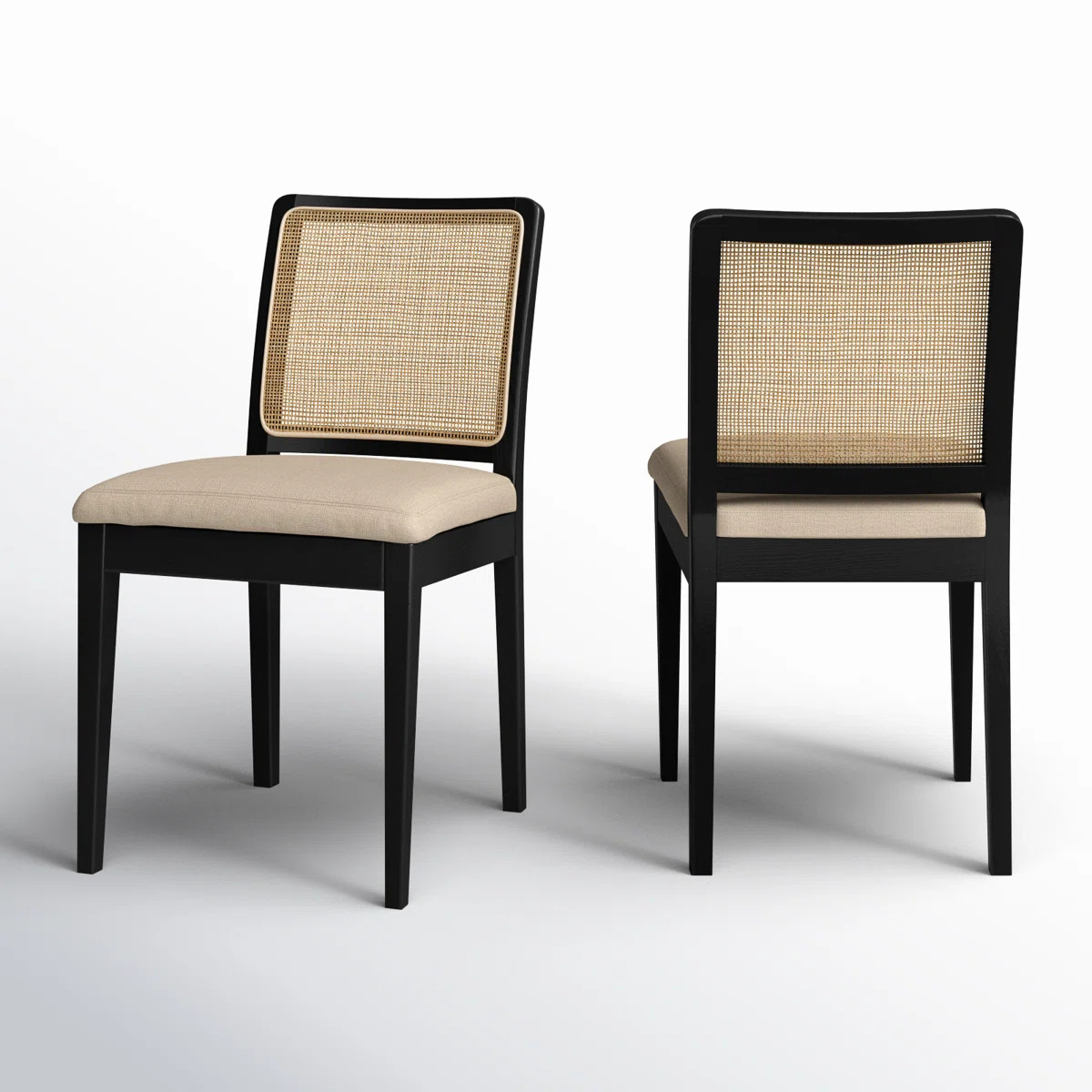 Torrian Cotton Upholstered Side Chair (Set of 2) | Wayfair North America