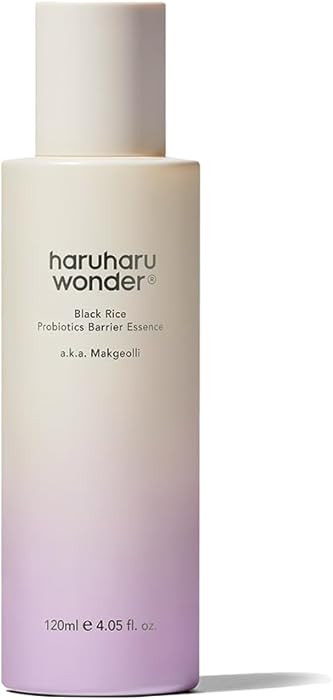 haruharu Wonder Black Rice Probiotics Barrier Essence, inundaci\u00f3n e hidrataci\u00f3n profund... | Amazon (US)