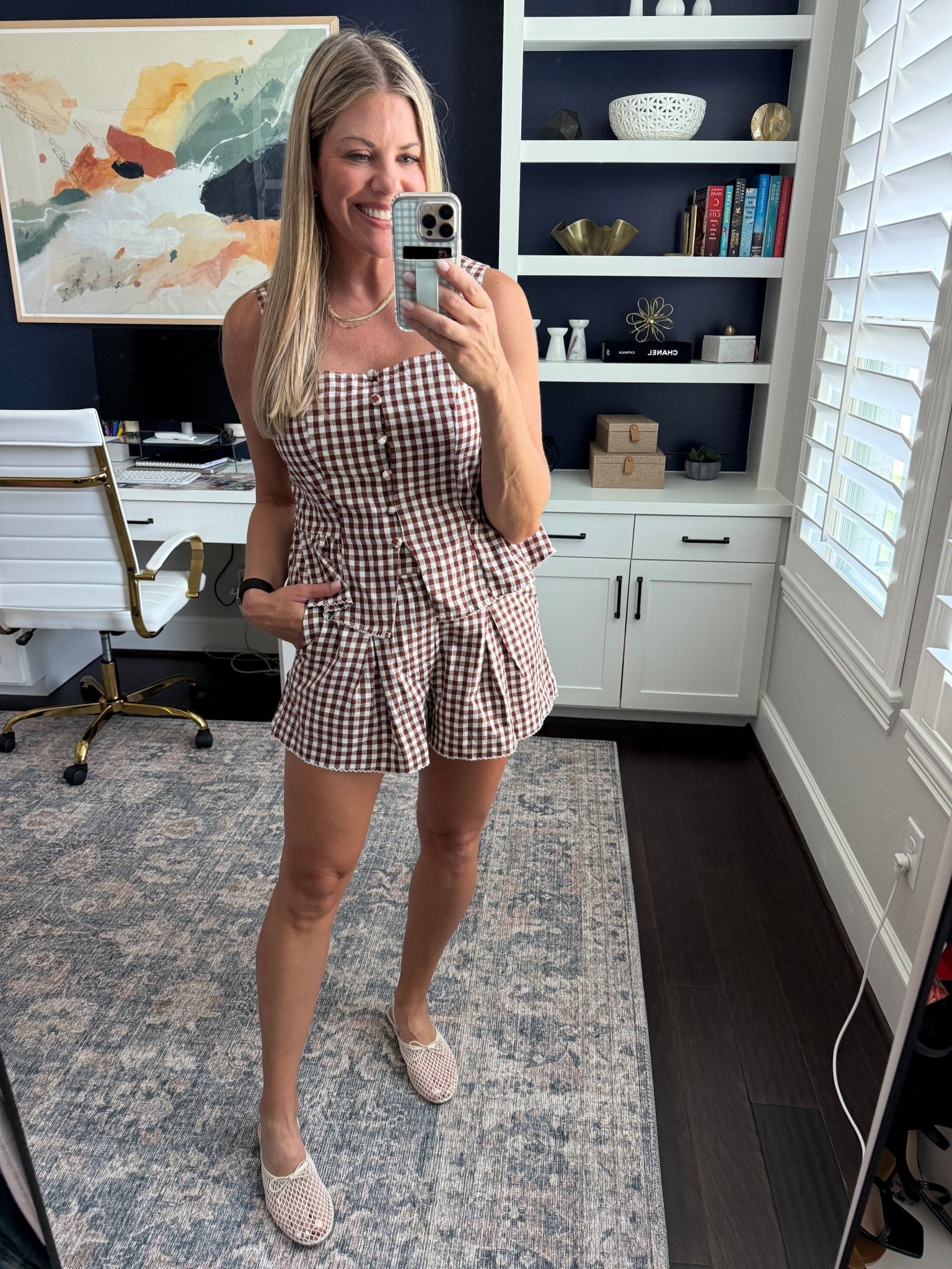 All about the gingham and Target did awesome with this set.
Shorts run big; size down in them.


#LTKTravel #LTKootd #LTKTall